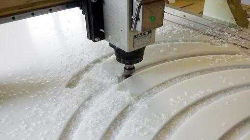 Milling of polymer and composite materials